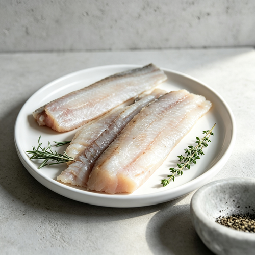 Boneless Alaska Pollock Fillets, Frozen White Fish Fillet