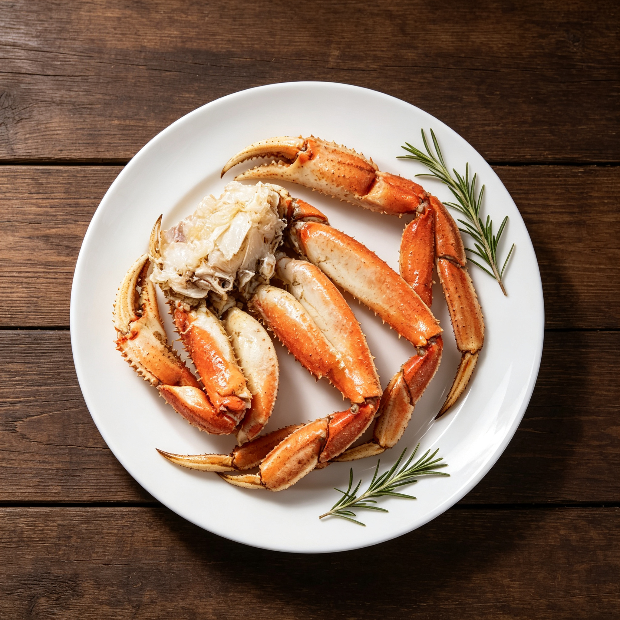 Cooked Frozen Dungeness Crab Pieces, Split Crab Segments