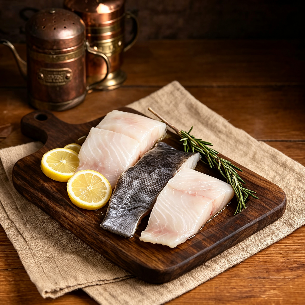 Skin-On Sea Bass Portions, Frozen Boneless Sea Bass Fillet